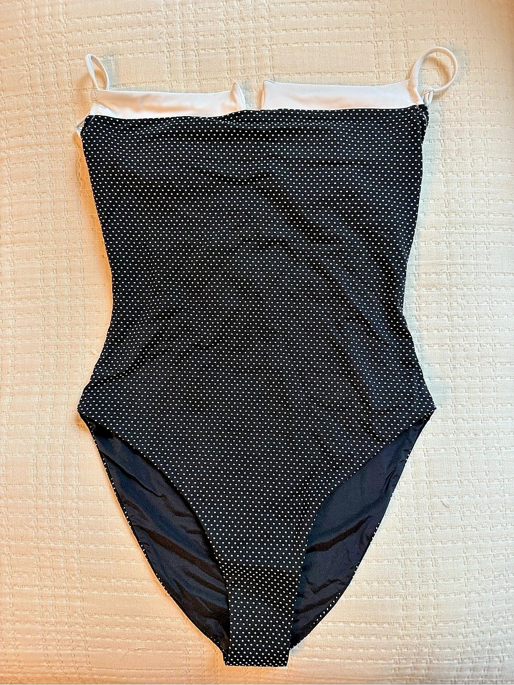 Onia  Polka Dot One Piece in Black & White Medium Like New
